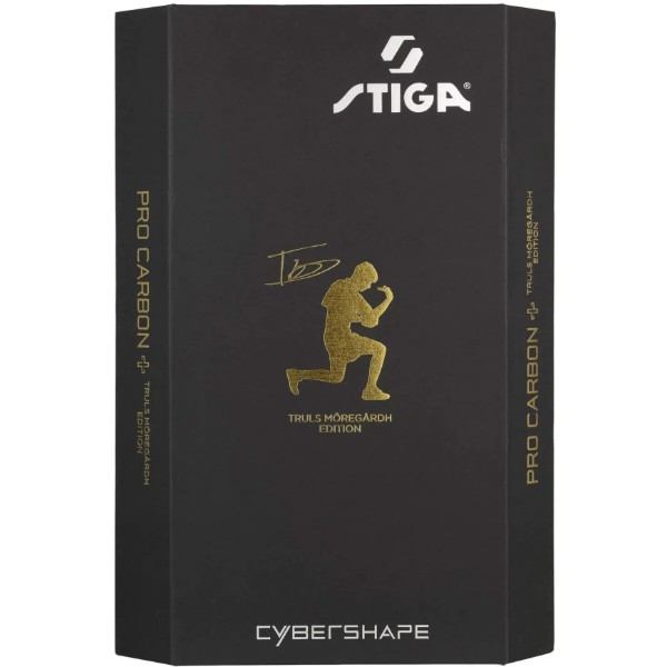 Фото - Ракетка для настільного тенісу Stiga Pro Carbon Plus Cybershape Truls Edition 5 Star FL (1215-1306-35)